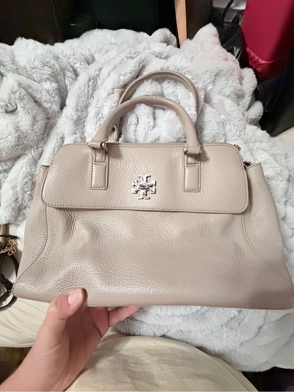 Tory Burch Double Zip Satchel